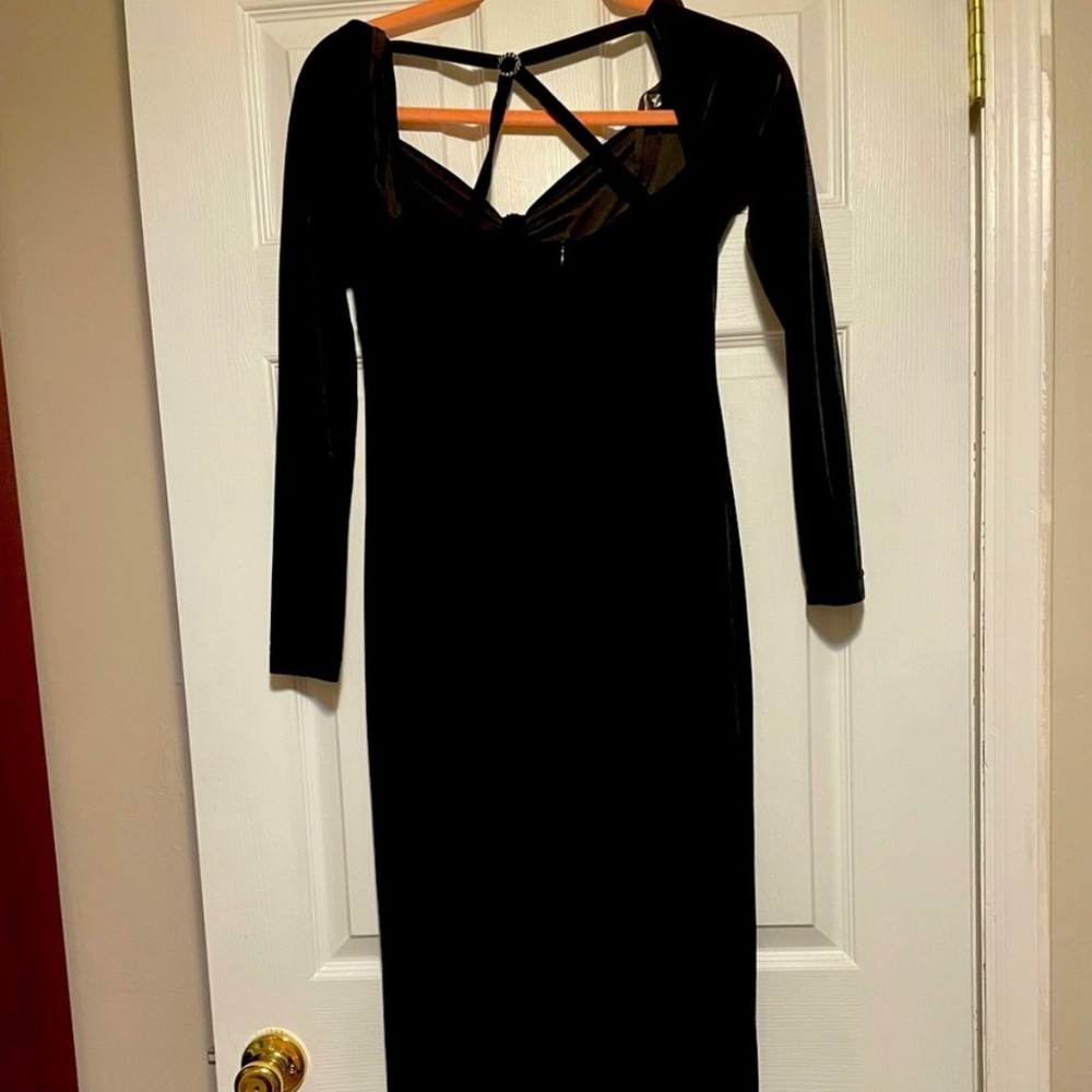Women velour dress